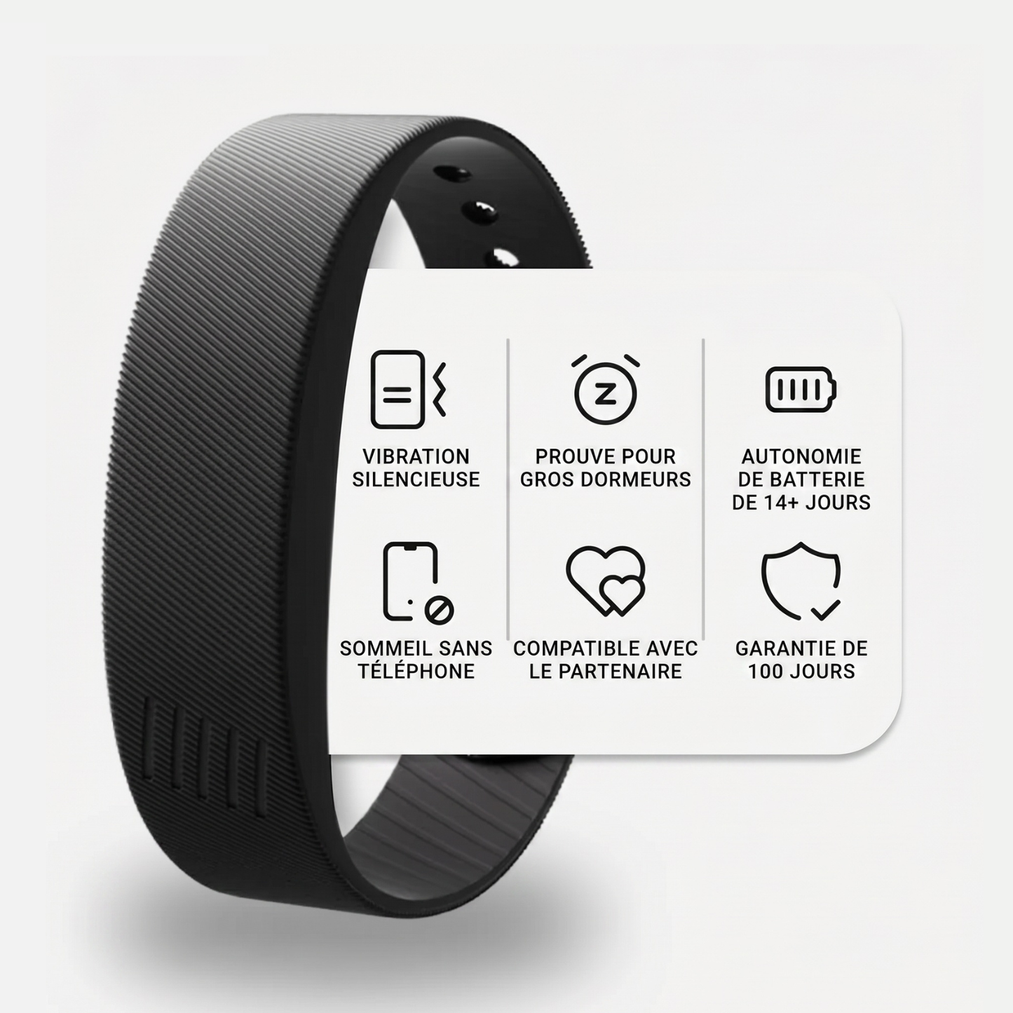 Wakevia - Bracelet Réveil Vibrant